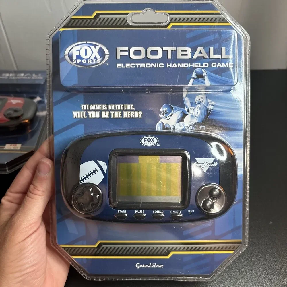 Excalibur Fox Sports Electronic Hand Held Game Baseball Football Lot Of 2 -2011